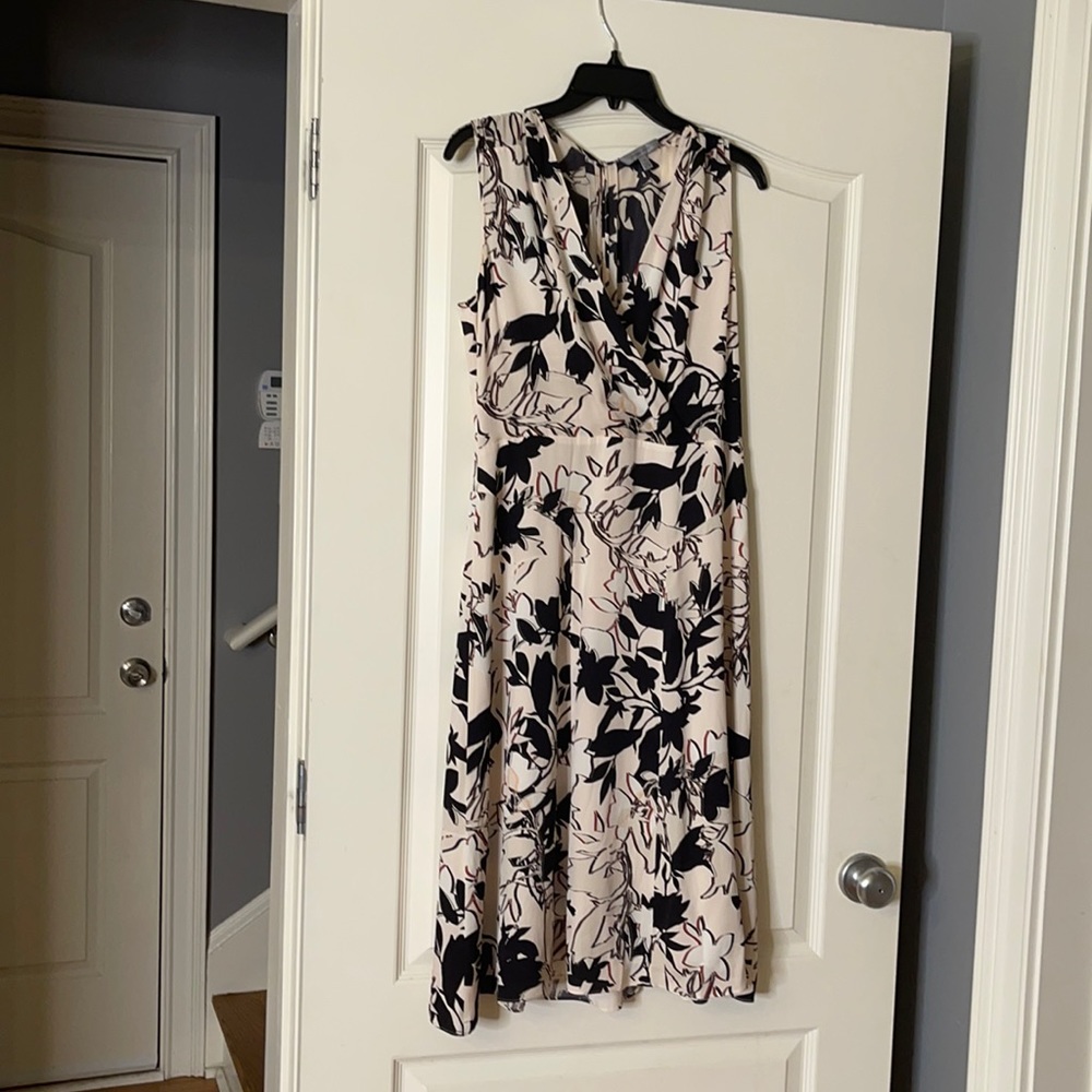 Classiques Entier Faux Wrap Stretch Silk Dress